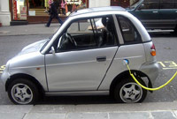 electric car refuelling