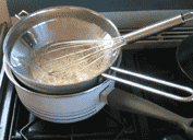 porridge in a bain marie