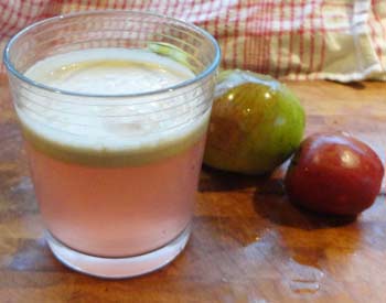 homemade apple juice