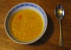 homemade carrot soup