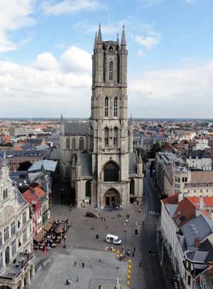 St Bavo's Cathedral in Ghent