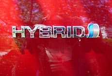 hybrid car definition - the famous Toyota Prius' logo