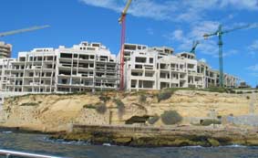 building site in Malta