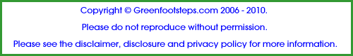 footer for green living page